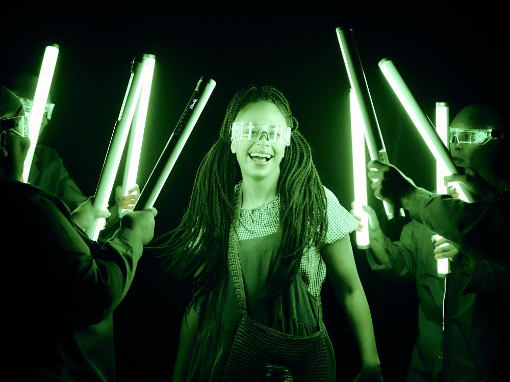 Dorothy in the Emerald Spa.