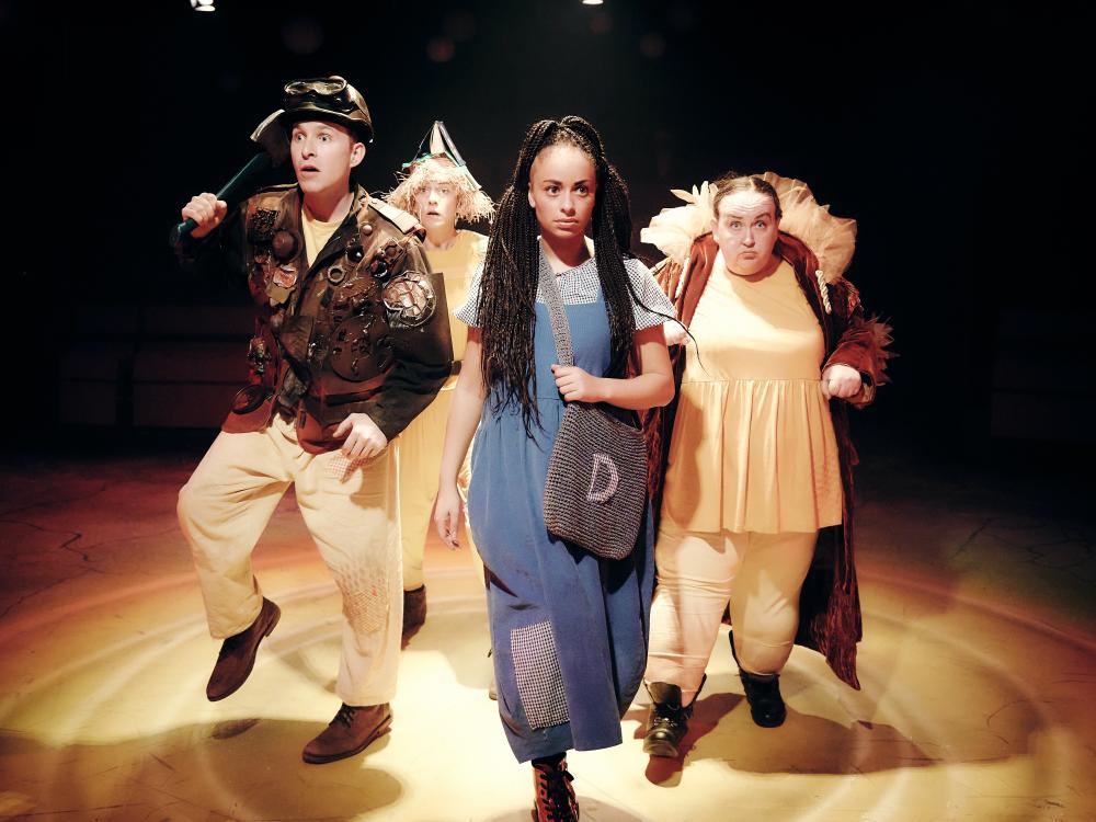 Dorothy and friends make their way to the Witch's mines.