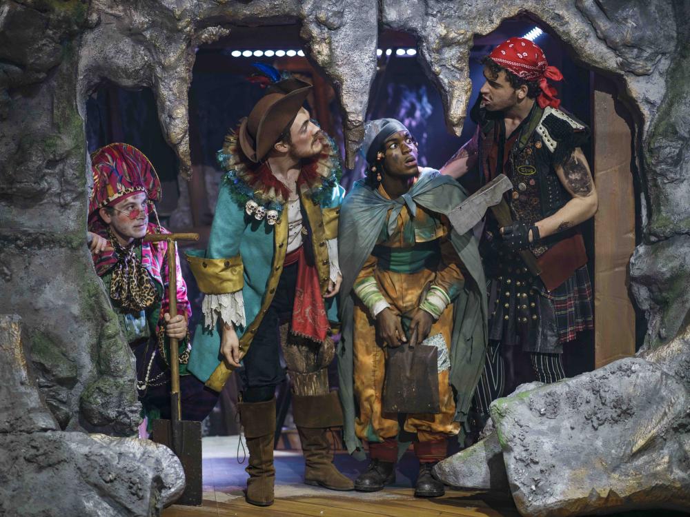 pirates in cave mouth 